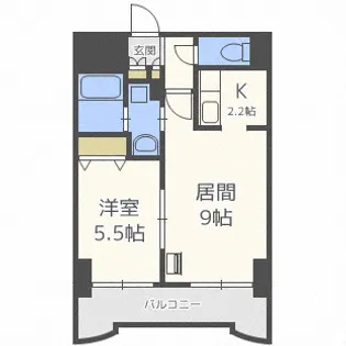ティアラ資生館【12階】の間取り
