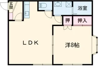 サンライズ福甚【1階】の間取り