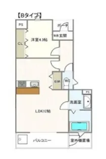 PHARAOH【1階】の間取り