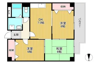 シェール メモワール【3階】の間取り