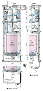 メインステージ都立家政【1階】の間取り