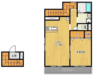 静岡県浜松市中央区植松町【一戸建】の間取り