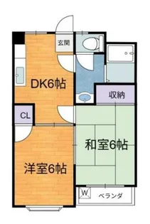 メゾンドール【5階】の間取り