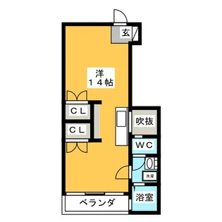 エフ・シャープ【2階】の間取り