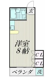 サングレース【1階】の間取り