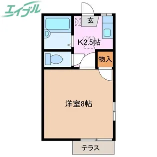 シャルム曙【1階】の間取り