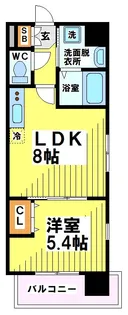 福岡県福岡市博多区博多駅南2【マンション】の間取り