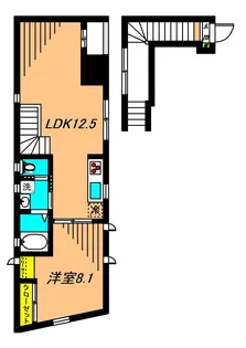 コルティーレ中延【3階】の間取り