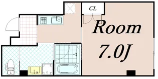 サンモールコート九条【2階】の間取り