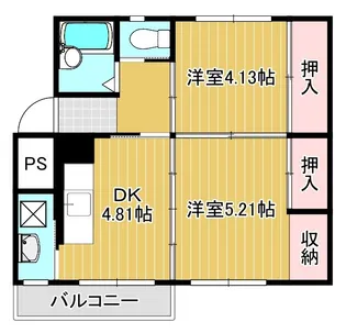 ヴィラナリー北見3【3階】の間取り
