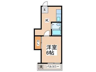 ソワール水野【1階】の間取り