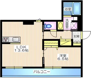 神奈川県横浜市港北区下田町2【マンション】の間取り