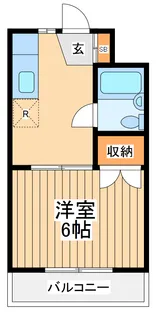 コーポエスティ【2階】の間取り