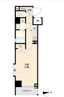 東京都練馬区東大泉2【マンション】の間取り