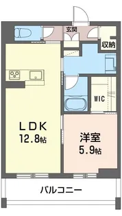 プレディーナ武蔵浦和【3階】の間取り