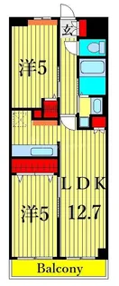 Estaci-oN SHINOZAKI【5階】の間取り