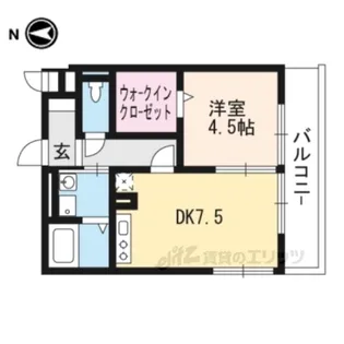 セヴェルSeta4【3階】の間取り