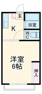 富士ハイツ【2階】の間取り