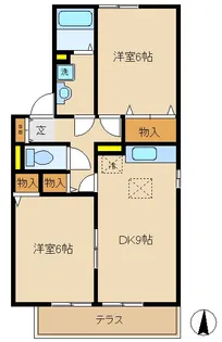 千葉県流山市前ケ崎【アパート】の間取り