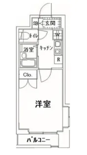 オリオ渋谷西原【5階】の間取り