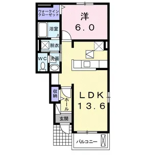 千葉県茂原市東茂原【アパート】の間取り