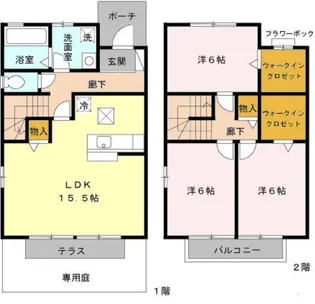 大阪府泉大津市助松町2【一戸建】の間取り