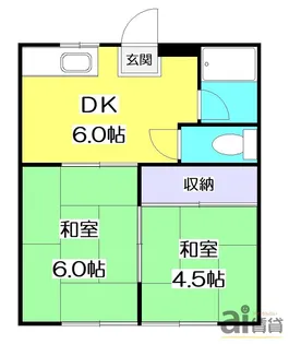 東京都清瀬市中里5【アパート】の間取り