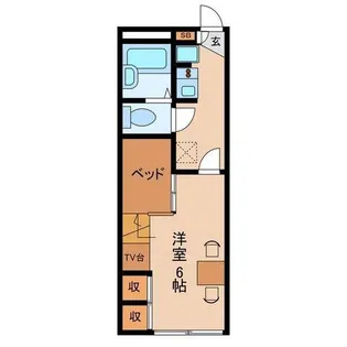 ドミール中島N【2階】の間取り