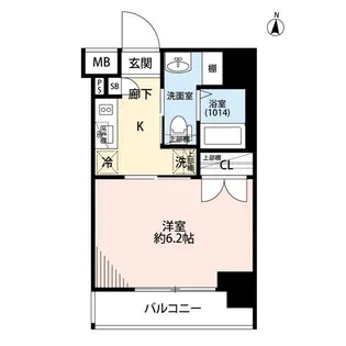 プレール・ドゥーク両国【3階】の間取り