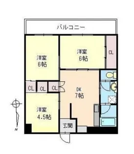 グランメゾン【8階】の間取り