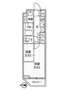 東京都江東区白河1【マンション】の間取り