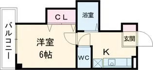 シンフォニックガーデン駅西【3階】の間取り