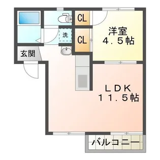 アトウレ小林【2階】の間取り