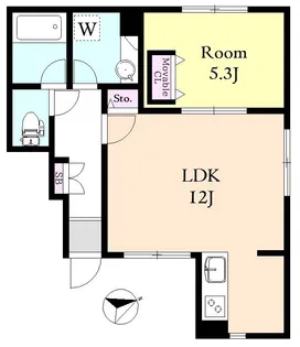 サンヴィアーレ芦花【1階】の間取り