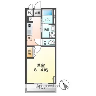 ガーデンローズ【2階】の間取り