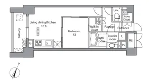 レジディア水道橋【5階】の間取り