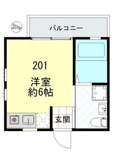 東京都葛飾区西新小岩4【アパート】の間取り