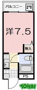 メゾンシグナスB【1階】の間取り