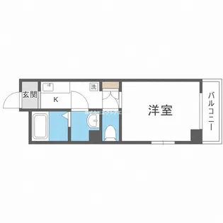 グランパシフィック御幣島【5階】の間取り