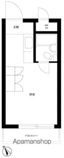 東京都渋谷区本町5【マンション】の間取り