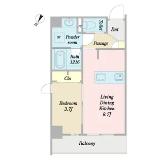 TRENDY TERRACEIII【5階】の間取り