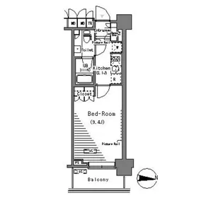 東京都江東区辰巳2【マンション】の間取り