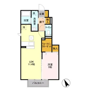 スバルコーポ S【1階】の間取り