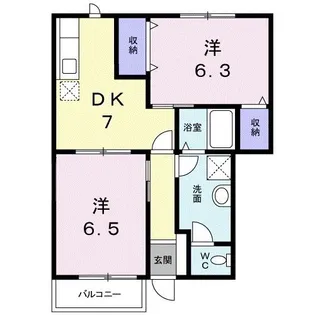 イーストサイドレジデンス【1階】の間取り