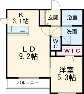 カームベルト【1階】の間取り