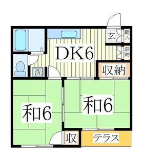 ボヌール江戸川台【1階】の間取り