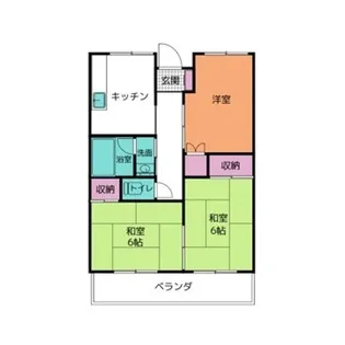 スターハイツ【1階】の間取り