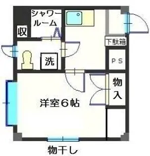 パレス相模大野【3階】の間取り