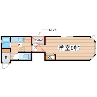ロワシー・デコ【1階】の間取り