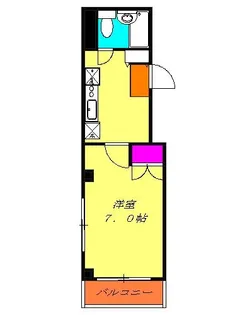 フォルトIII王子【5階】の間取り